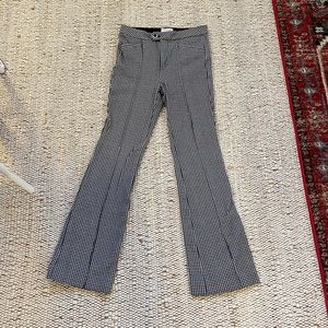 Anthropologie houndstooth patterned pants